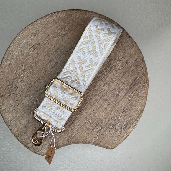 Neutral Purse Strap Crossbody Bag Guitar Strap NEW FAST SHIP - Picture 2 of 4